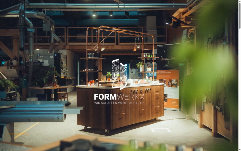 Startseite von formwerkx.de